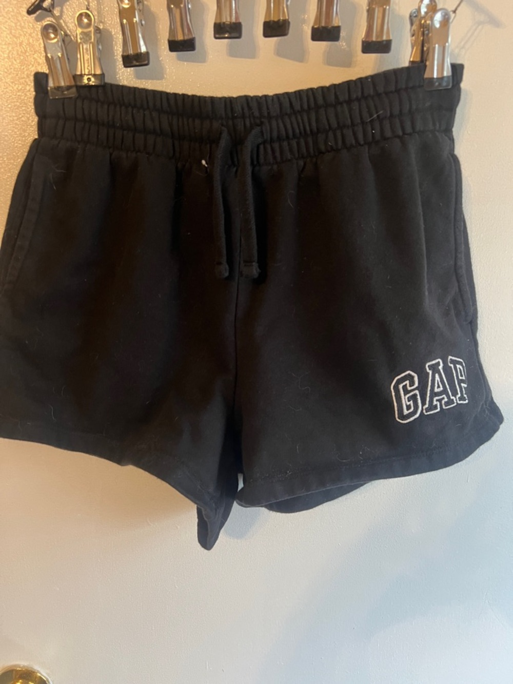 GAP Black Drawstring Athletic Lounge Shorts